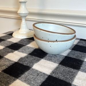 2 East Fork Pottery Ice Cream Bowls in Eggshell
